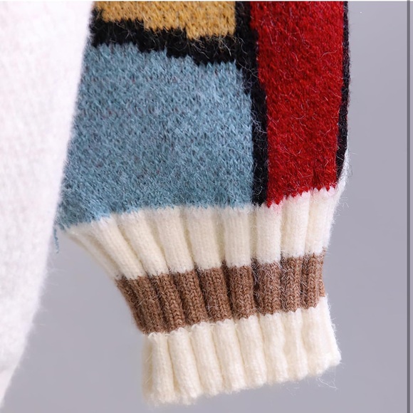 Cartoon Character Knit Cardigan - Picture 5 of 6